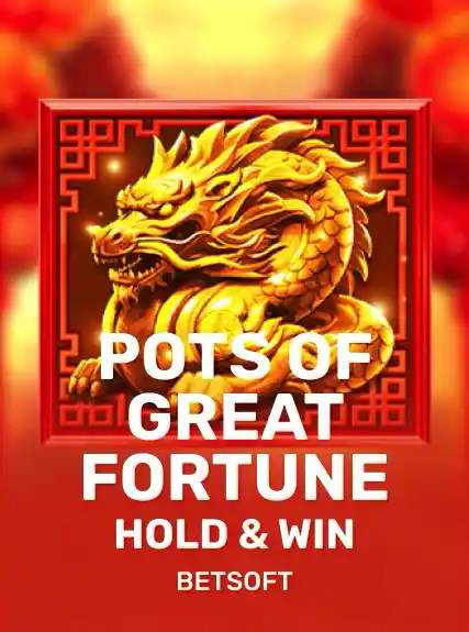 Lucky7even Casino Australia Online Slots Game Title Pots of Great Fortune Hold Win Image