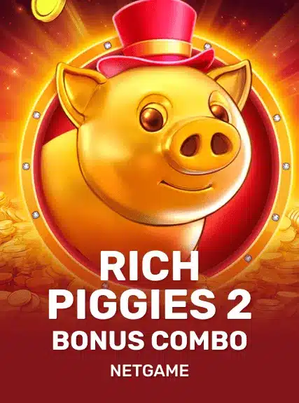 Lucky7even Casino Australia Online Slots Game Title Rich Piggies 2 Bonus Combo Image